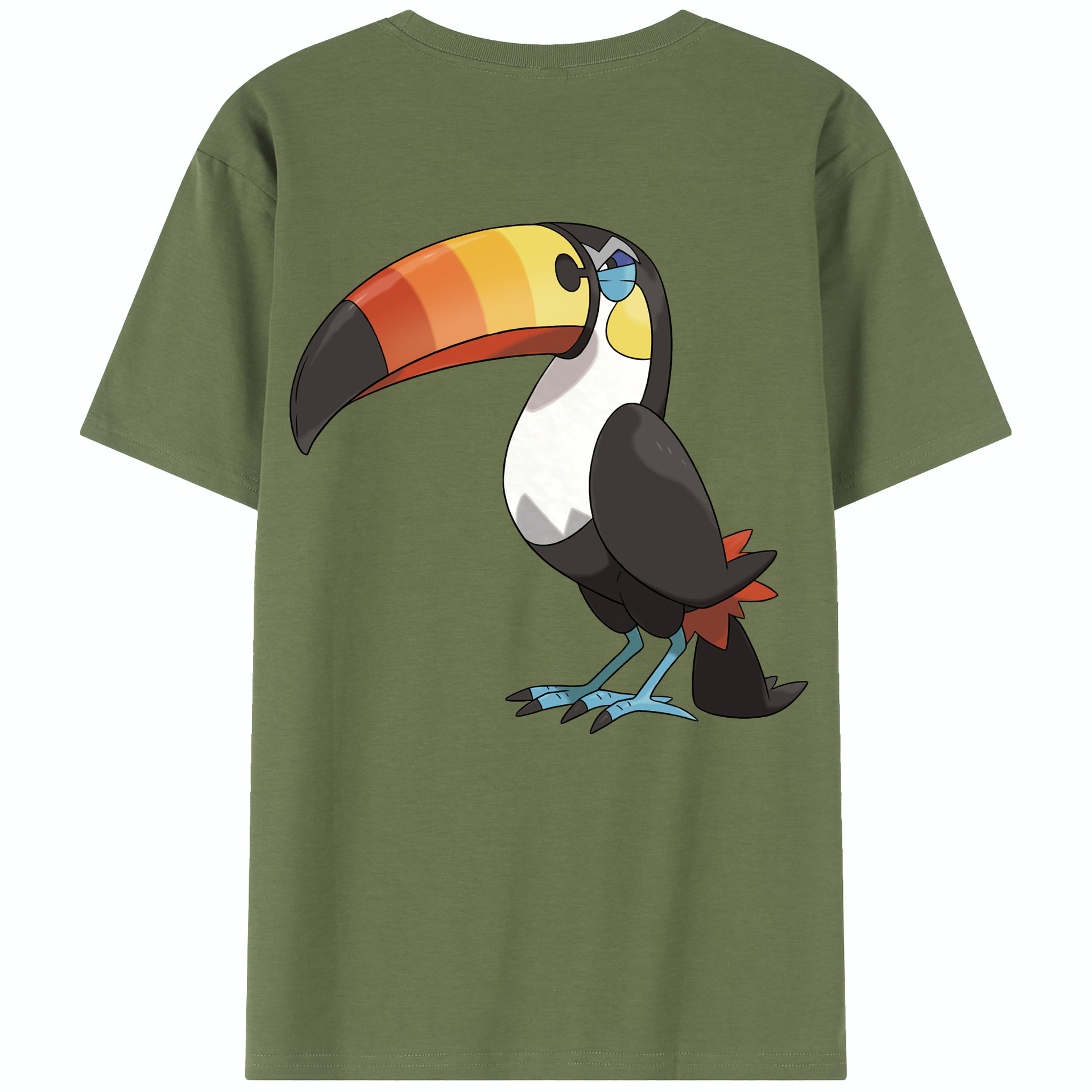 （画像用） ポケットモンスター Pokémon 綿100％半袖Tシャツ（背面プリント）